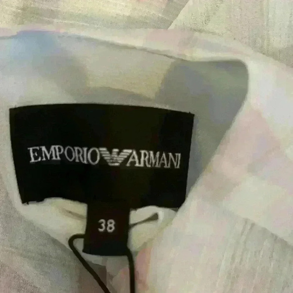 Emporio Armani lined blouse new NWT  size 38 women’s career casual dress xsmall - Picture 8 of 9